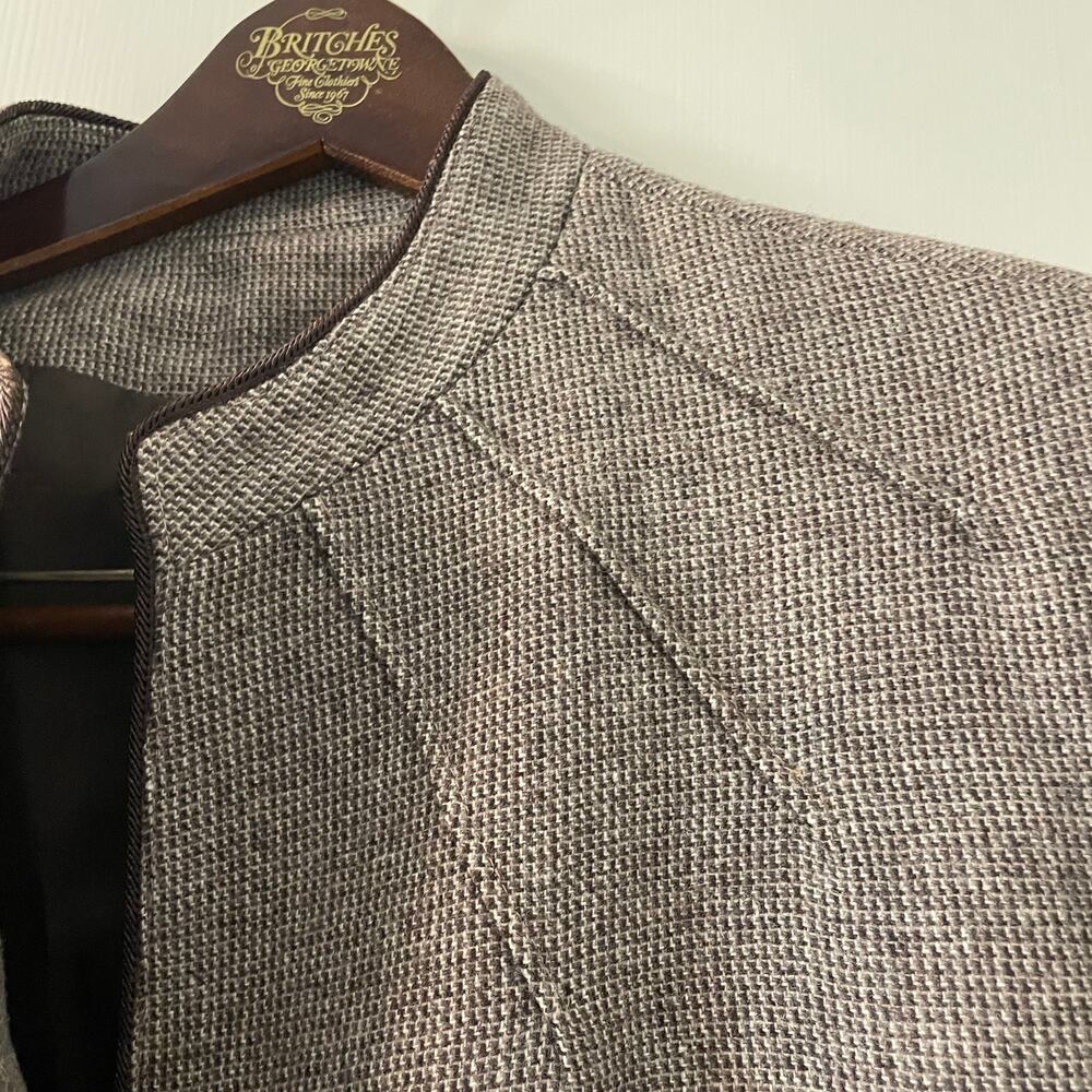 Devon Hall by Robert Paul Taboh Jacket. Sz. Large Brown - Picture 7 of 10